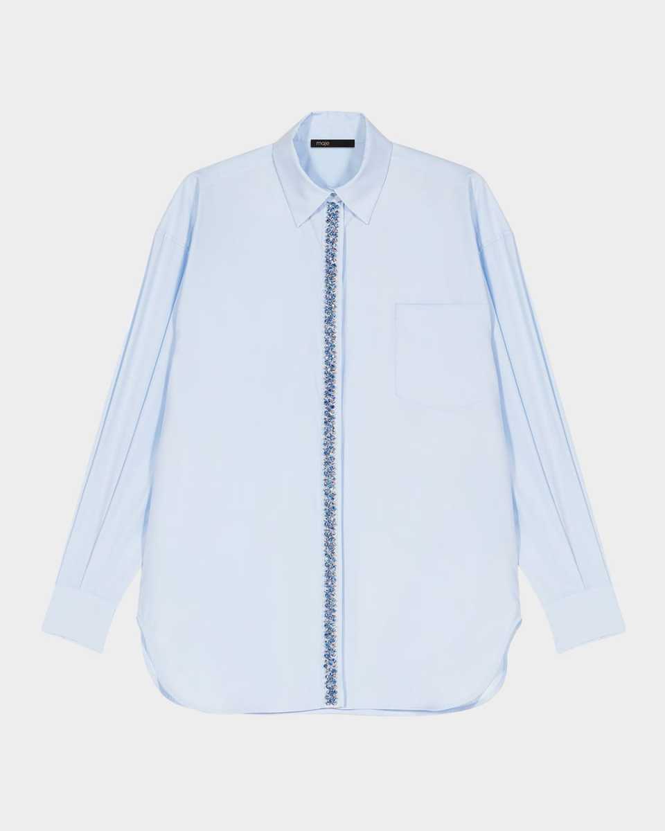 Cameronou Embellished Poplin Shirt